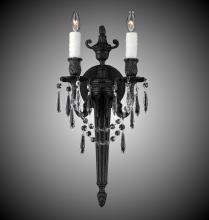 American Brass & Crystal WS2112-A-01G-PI - Two Light Wall Sconce